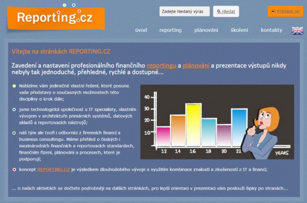 Reporting.cz – předchozí web